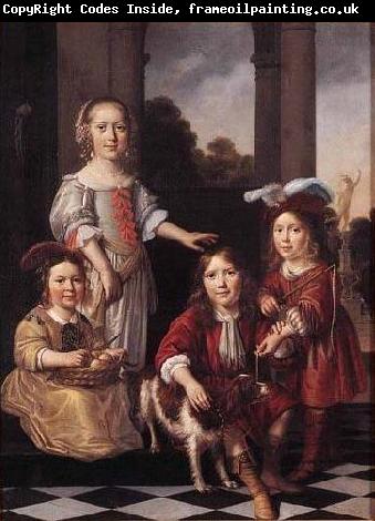 MAES, Nicolaes Portrait of Four Children